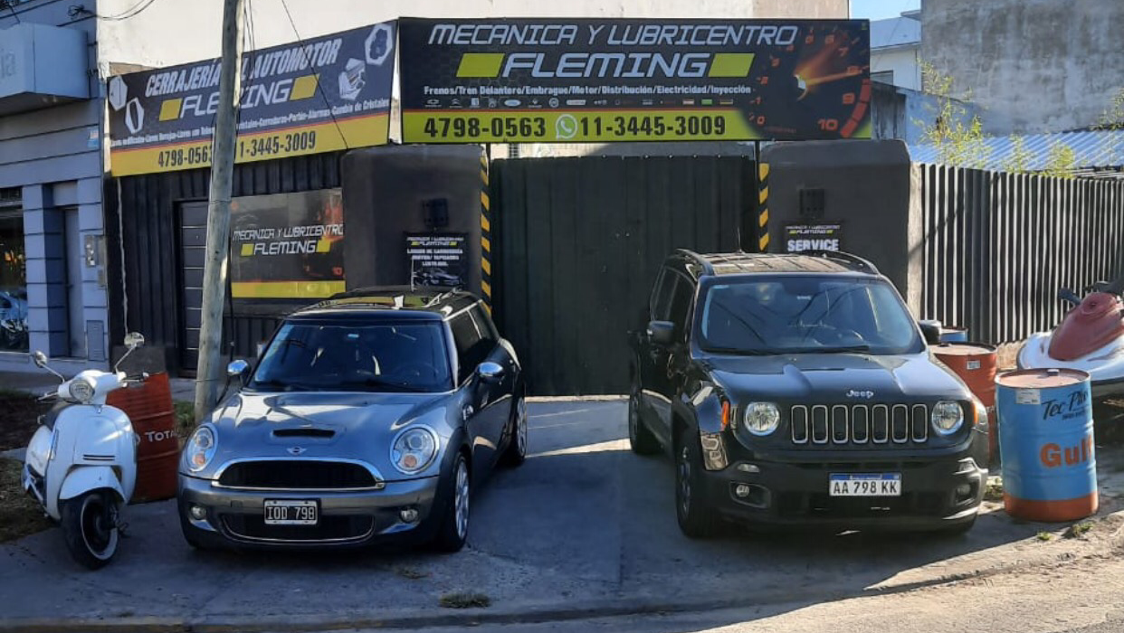 Fachada de Mecánica y Lubricentro Fleming